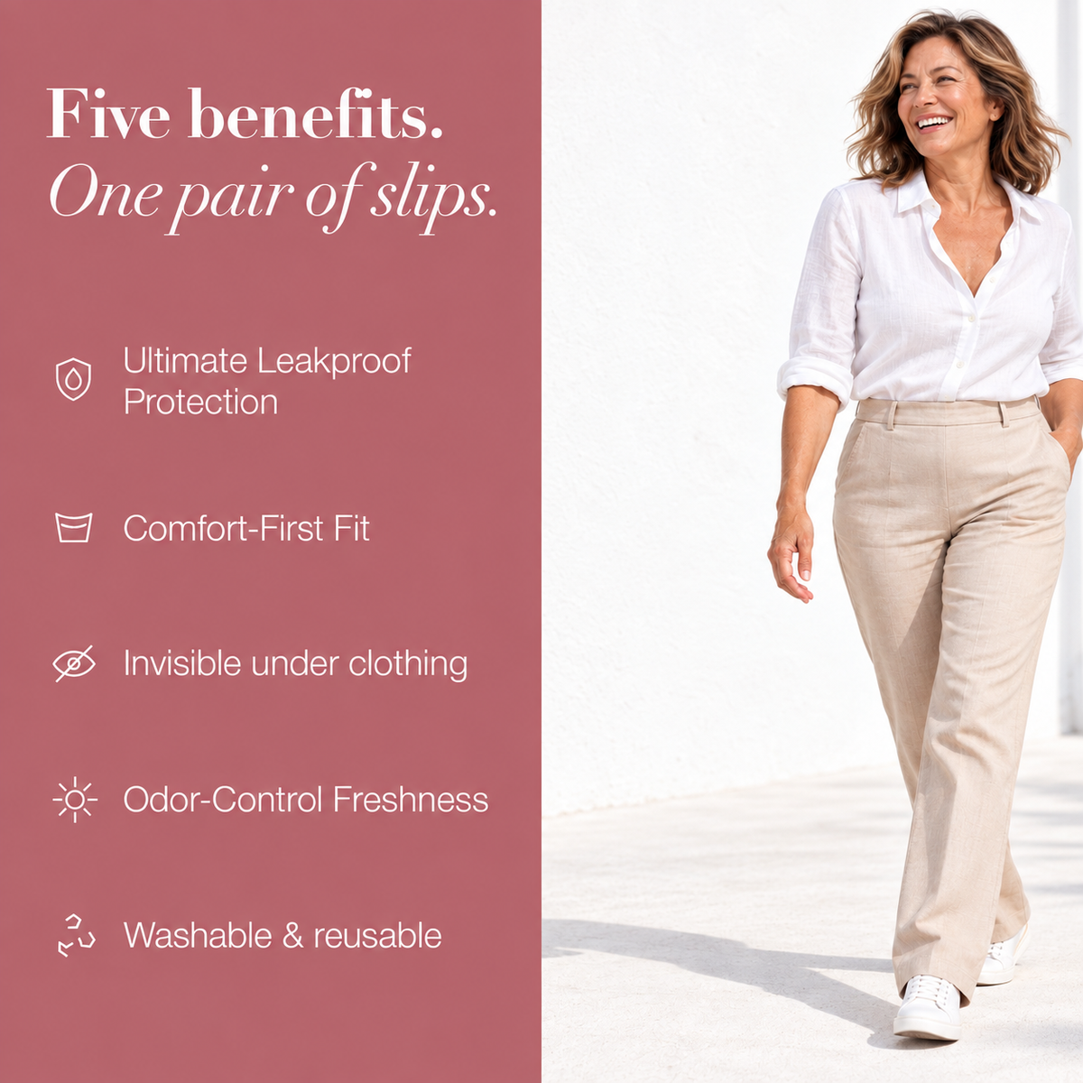 LUMIVE™ NZ 4-Layer High-Waisted Leakproof Underwear